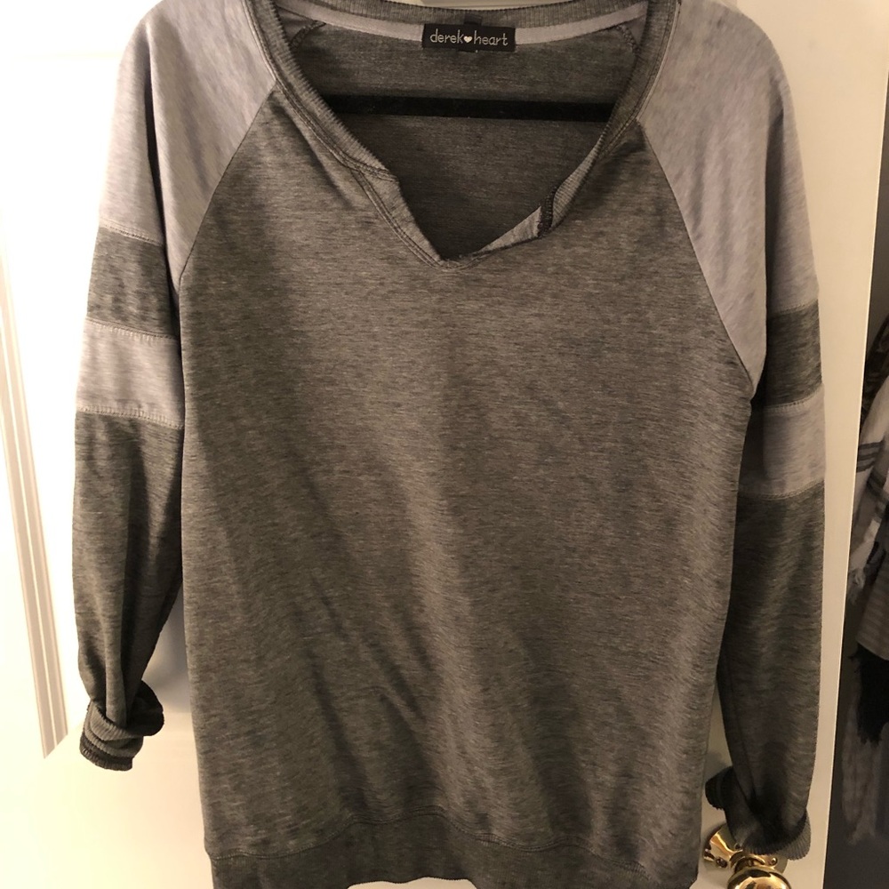 Grey fashion sweatshirt